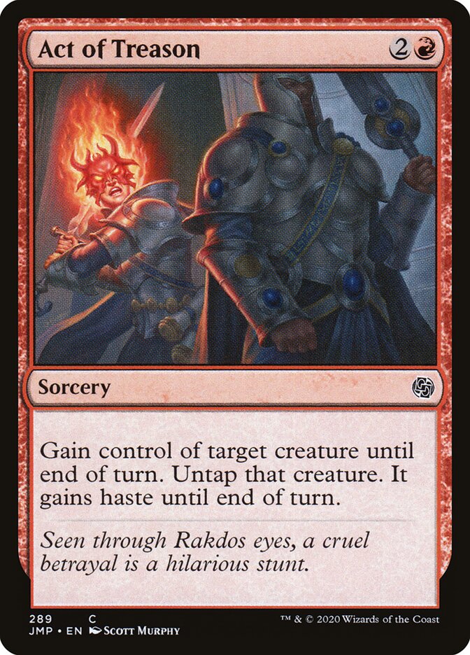 Act of Treason card front