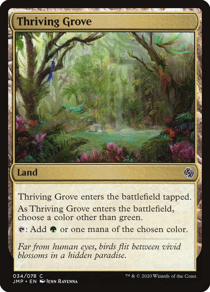 Thriving Grove card front