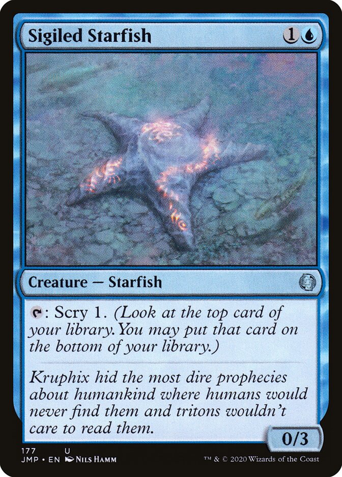 Sigiled Starfish card front