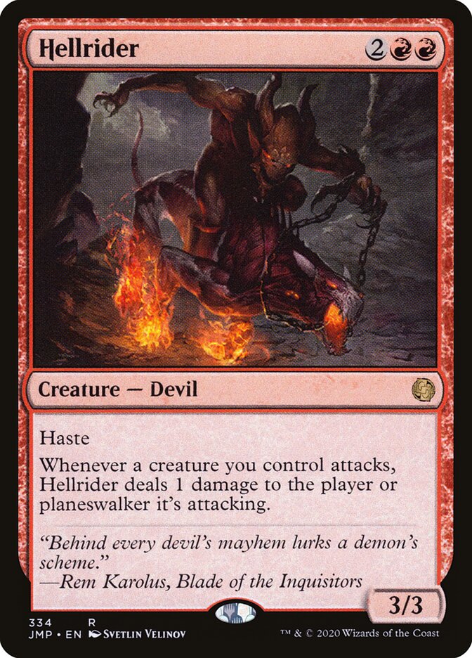 Hellrider card front