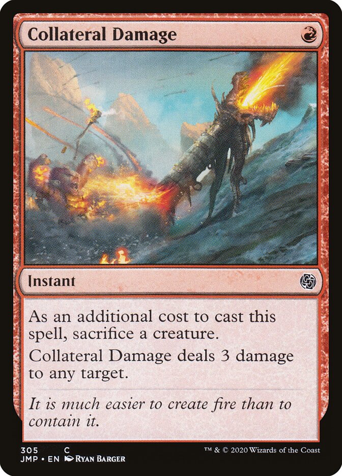 Collateral Damage card front