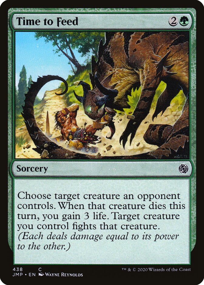Time to Feed card front