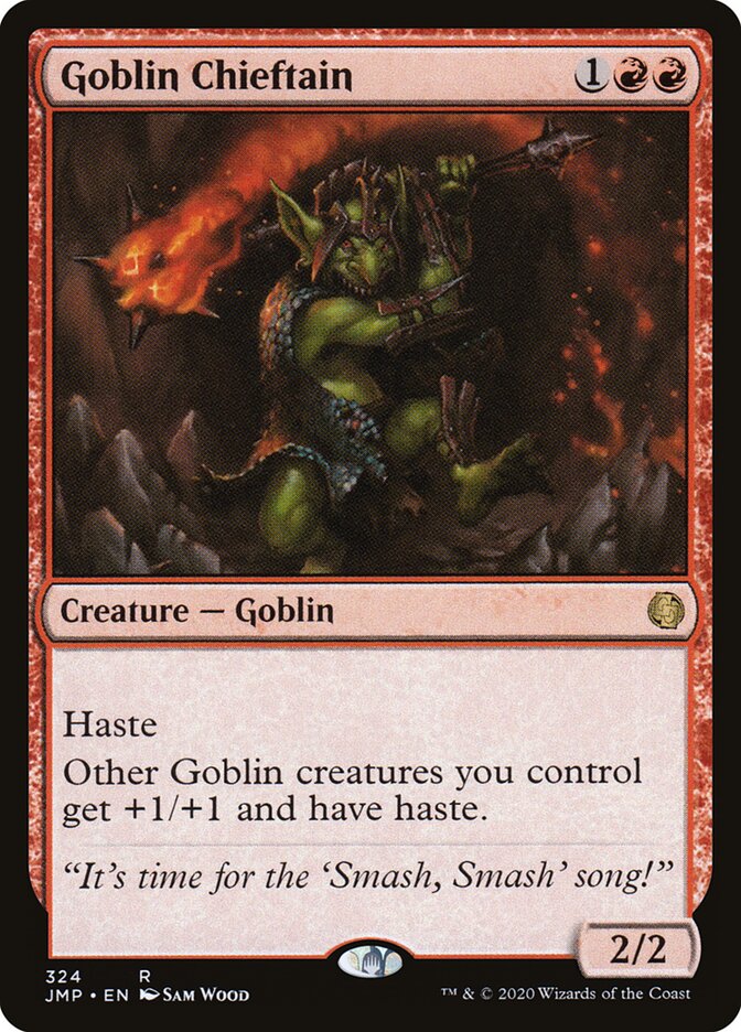 Goblin Chieftain card front