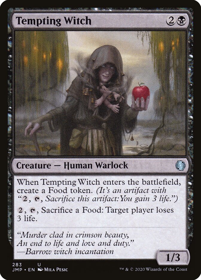 Tempting Witch card front