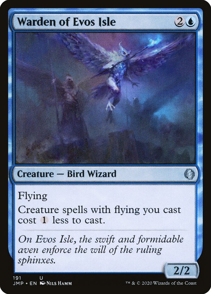 Warden of Evos Isle card front
