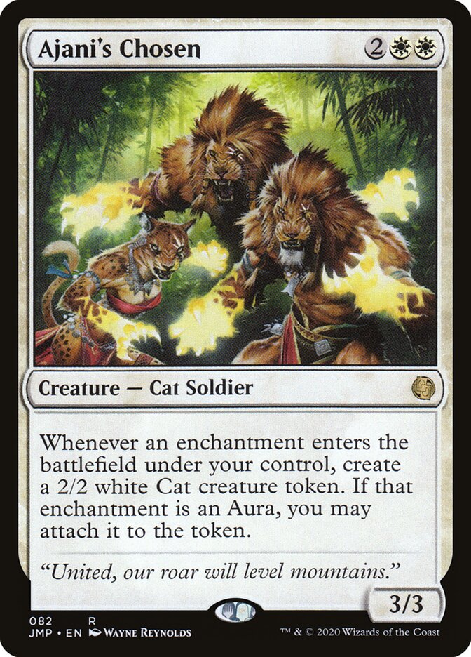 Ajani's Chosen card front