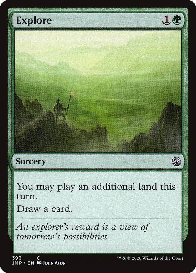 Explore card front