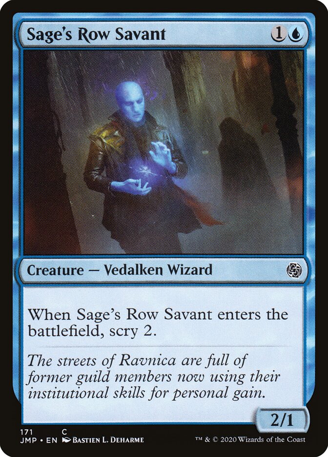 Sage's Row Savant card front