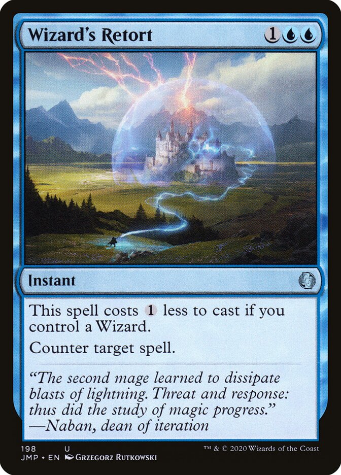 Wizard's Retort card front