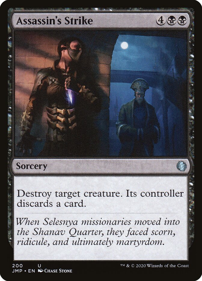 Assassin's Strike card front