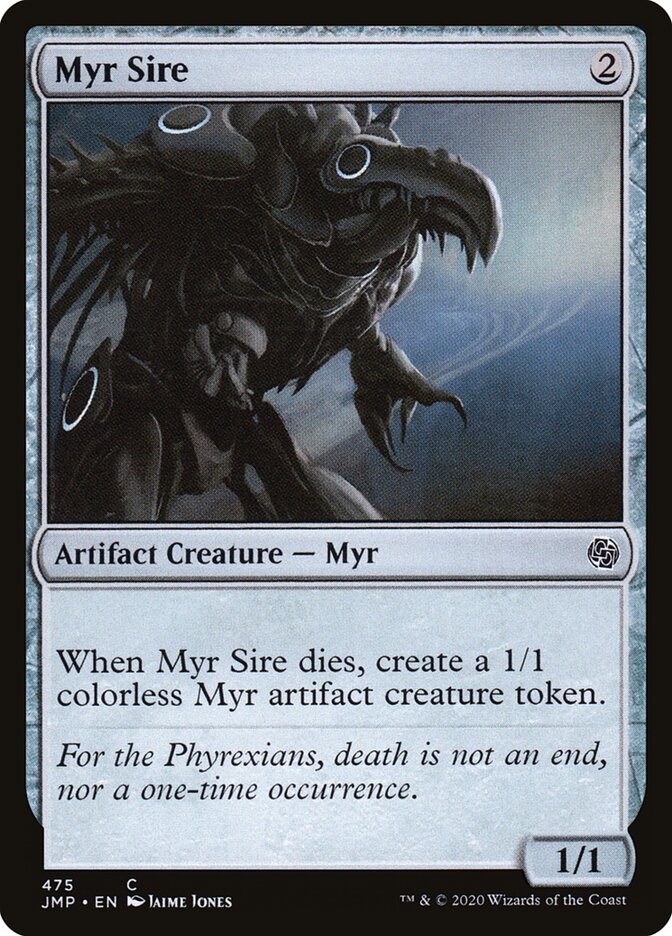 Myr Sire card front