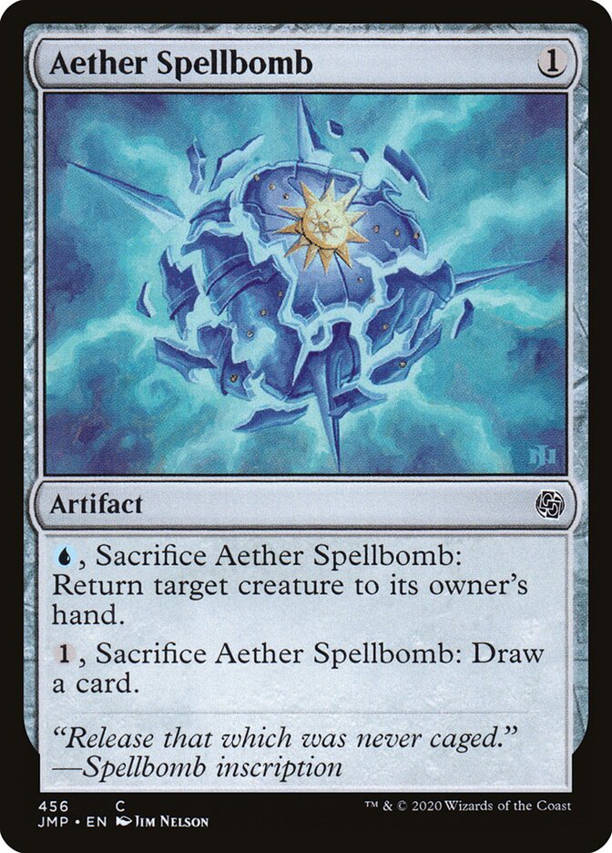Aether Spellbomb card front