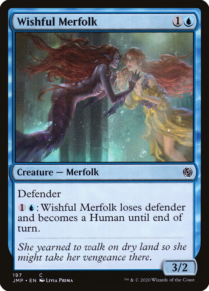 Wishful Merfolk card front