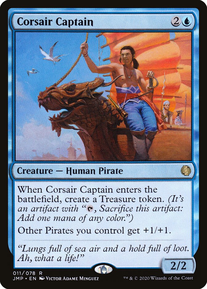 Corsair Captain card front