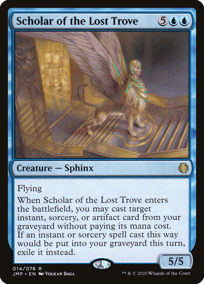 Scholar of the Lost Trove card front