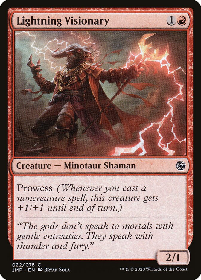 Lightning Visionary card front