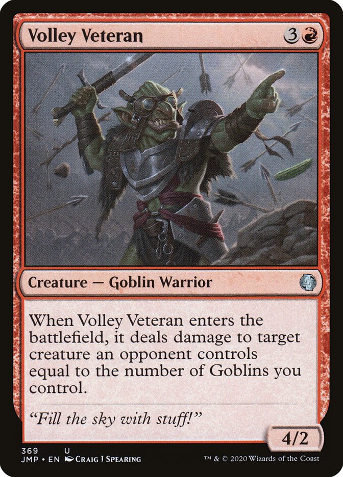 Volley Veteran card front