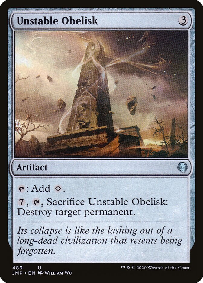 Unstable Obelisk card front