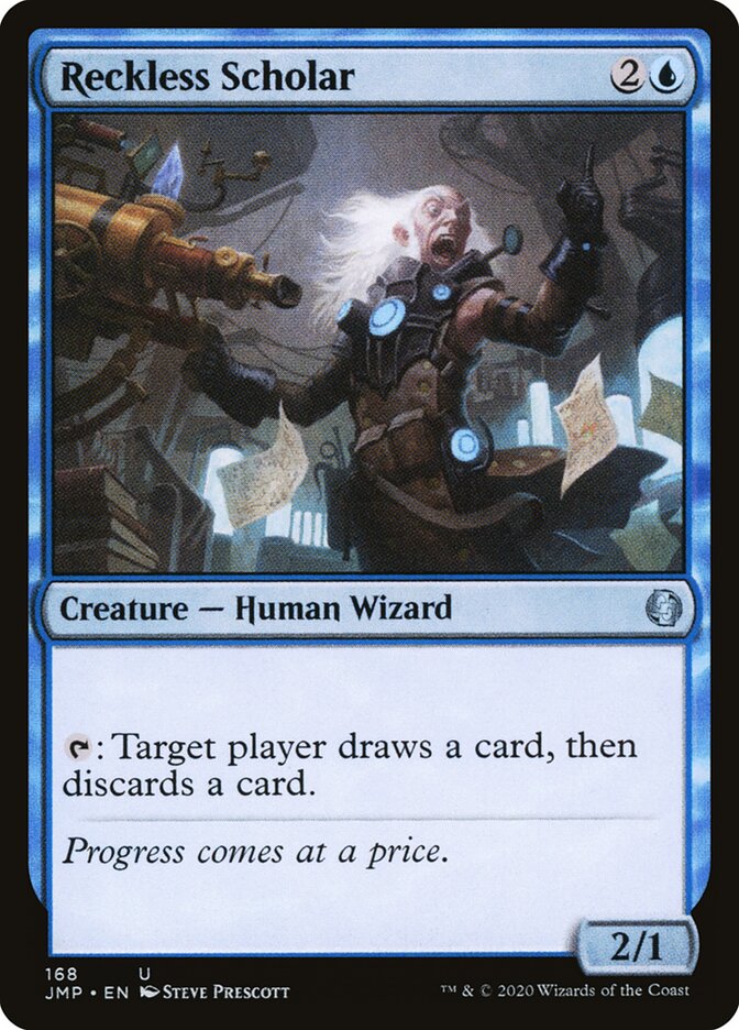 Reckless Scholar card front