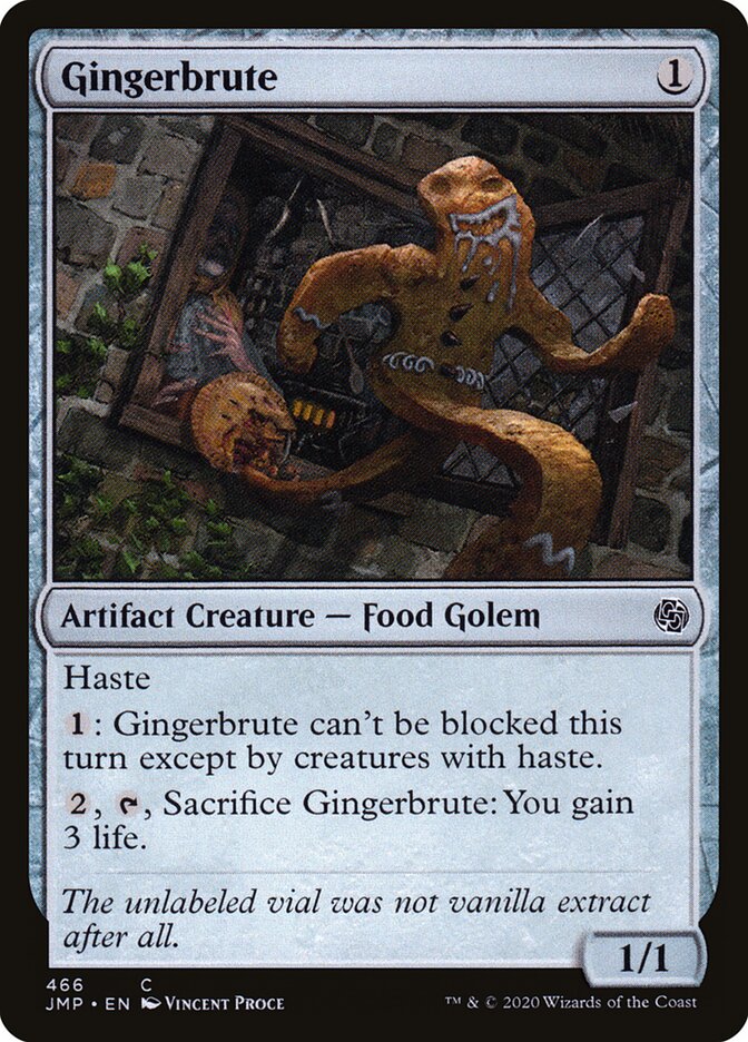 Gingerbrute card front