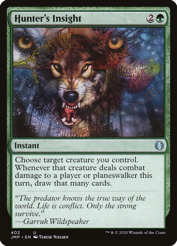 Hunter's Insight card front