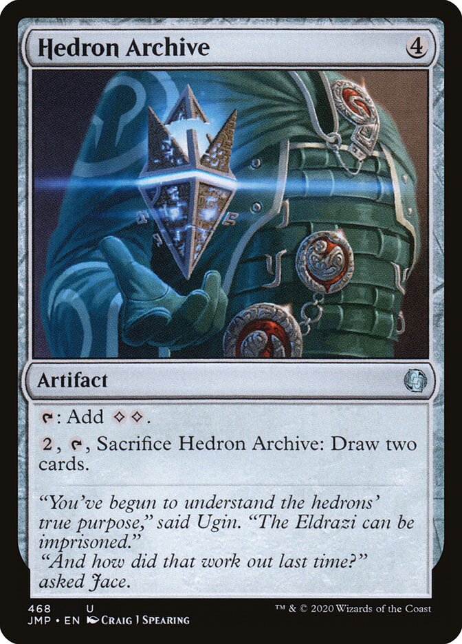 Hedron Archive card front