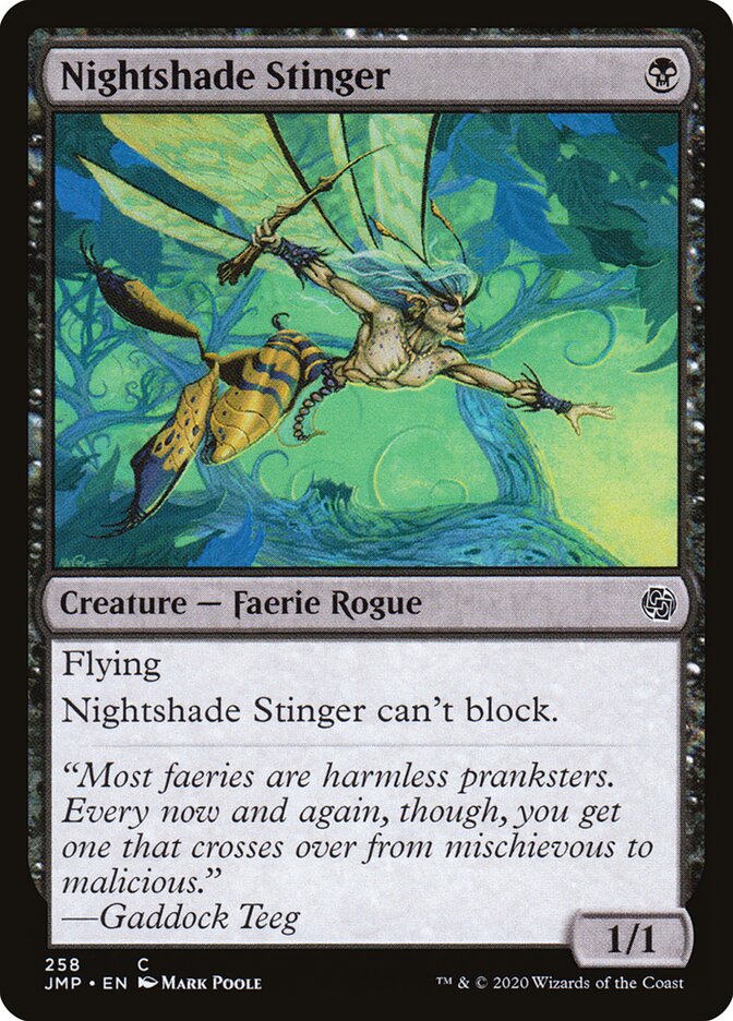 Nightshade Stinger card front