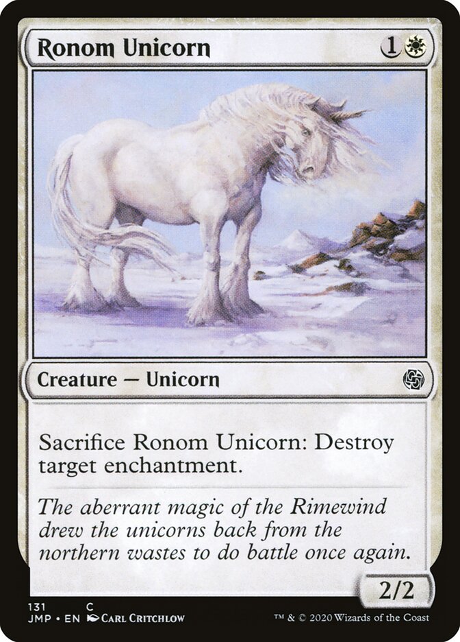 Ronom Unicorn card front