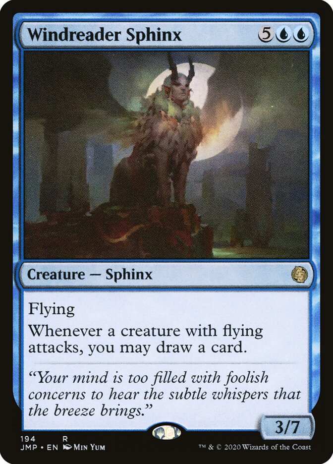 Windreader Sphinx card front