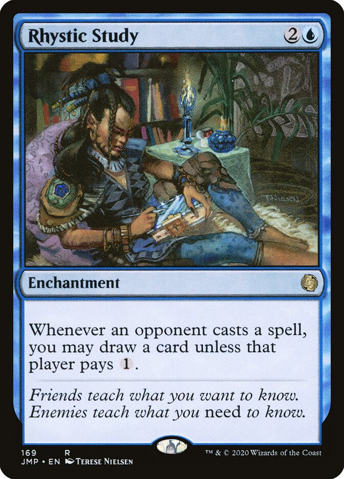 Rhystic Study card front