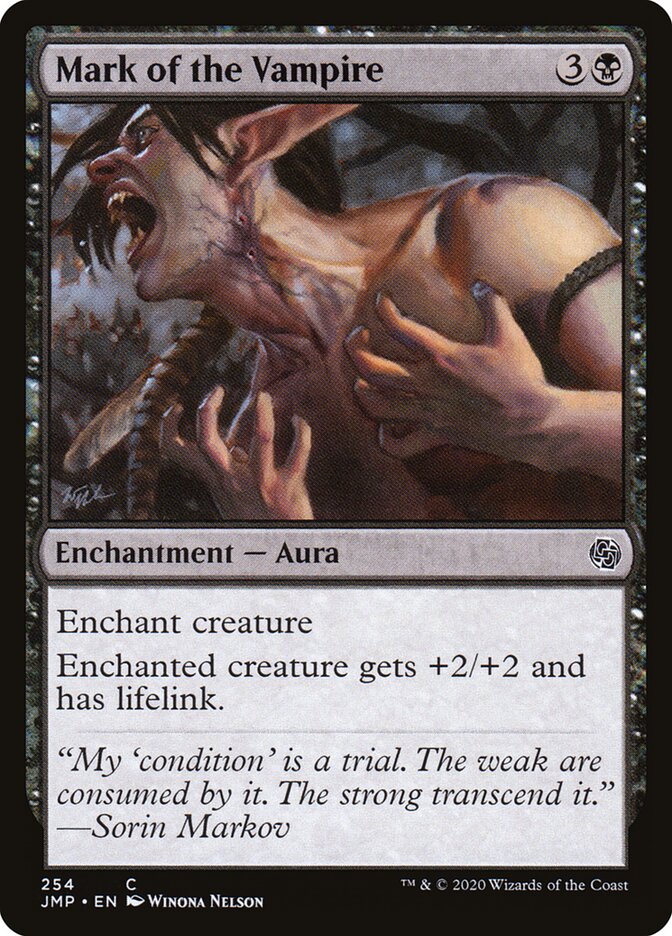 Mark of the Vampire card front