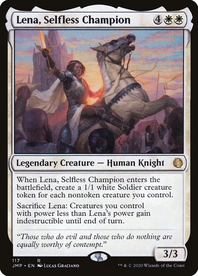 Lena, Selfless Champion card front