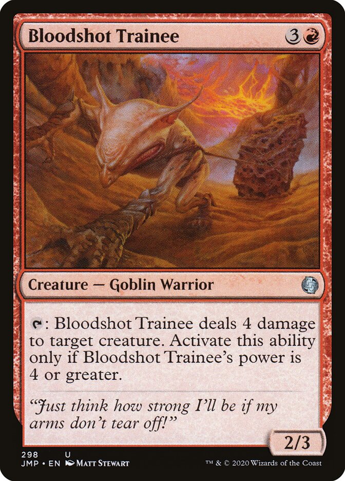 Bloodshot Trainee card front