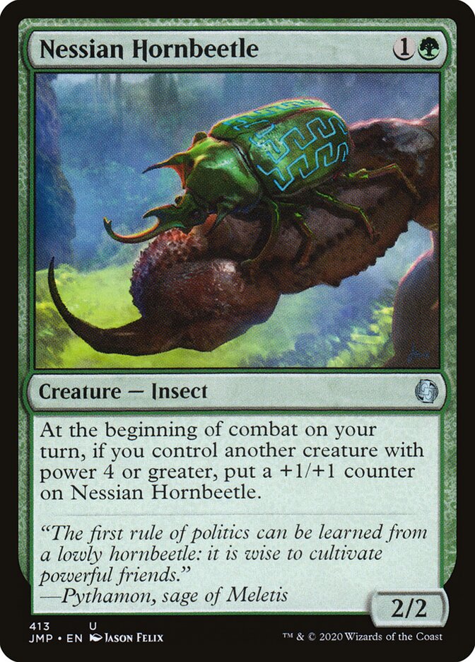 Nessian Hornbeetle card front