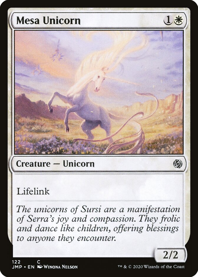 Mesa Unicorn card front