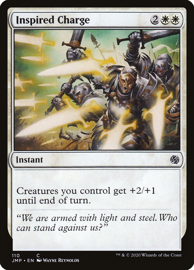 Inspired Charge card front
