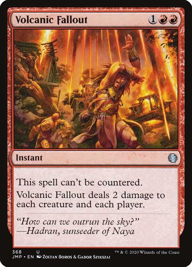 Volcanic Fallout card front