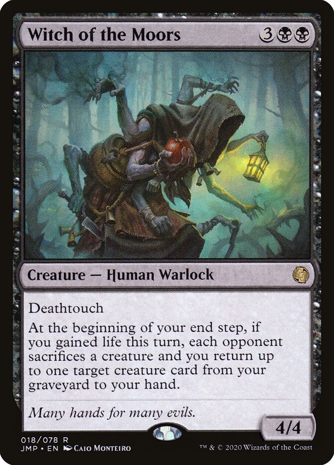 Witch of the Moors card front