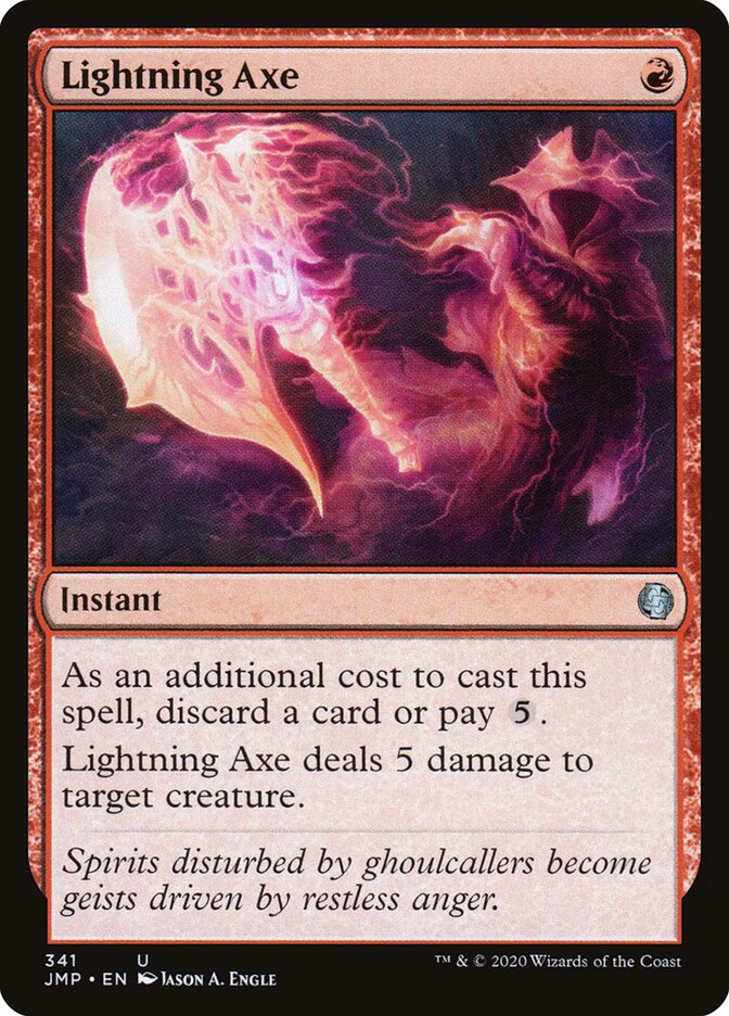 Lightning Axe card front