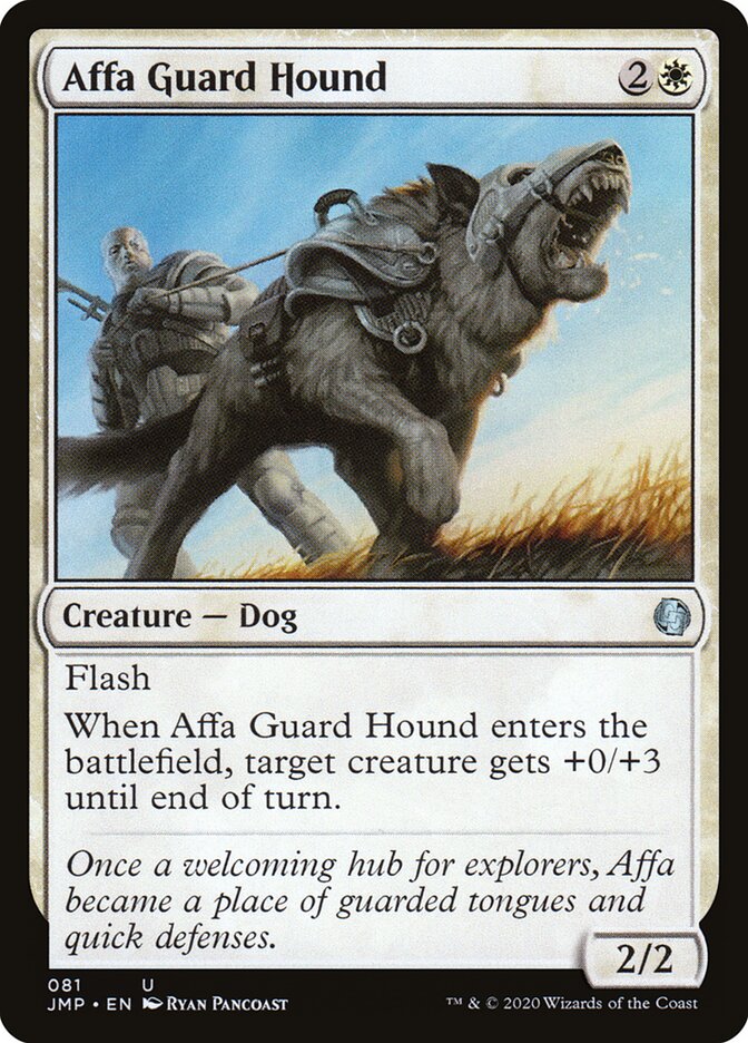 Affa Guard Hound card front