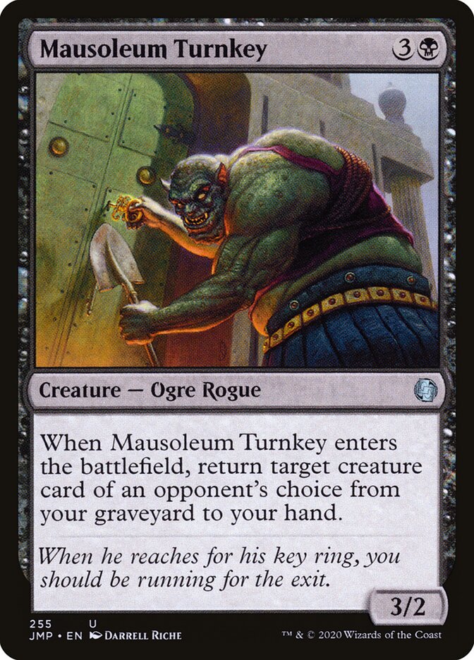 Mausoleum Turnkey card front