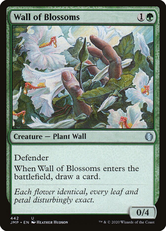 Wall of Blossoms card front