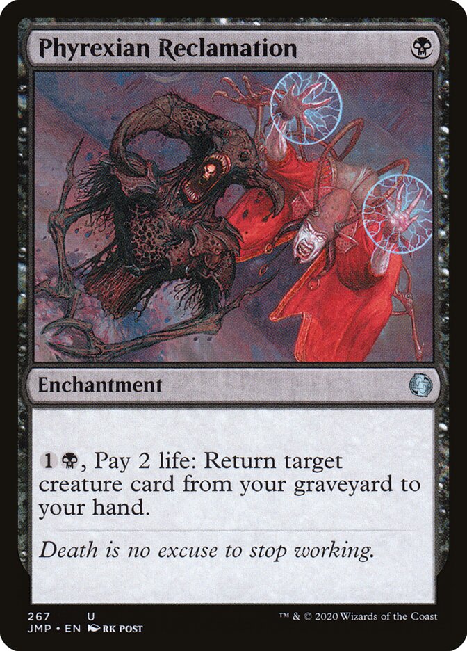 Phyrexian Reclamation card front