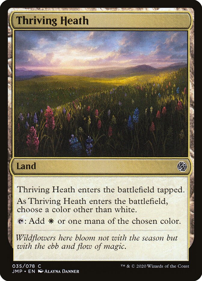 Thriving Heath card front