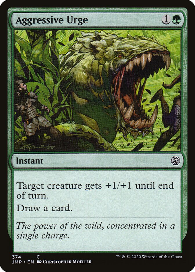 Aggressive Urge card front