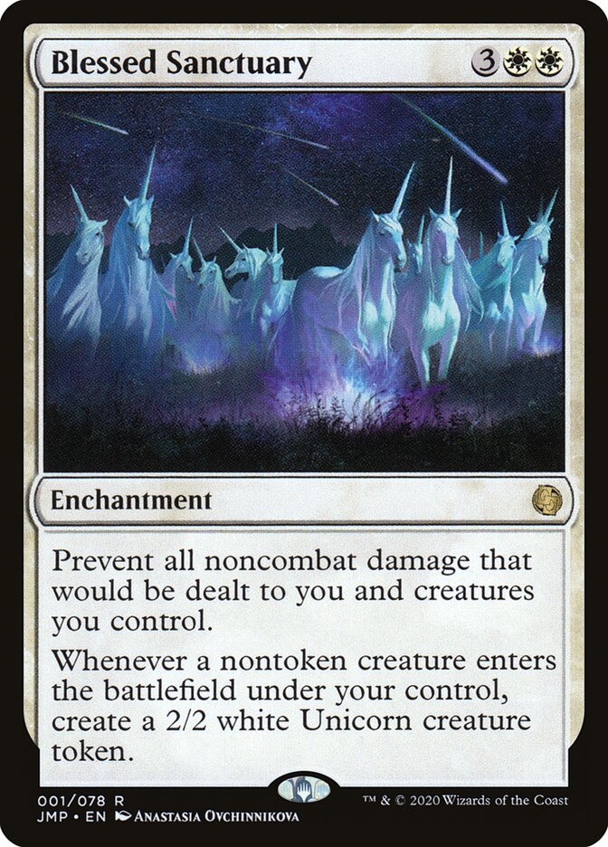 Blessed Sanctuary card front