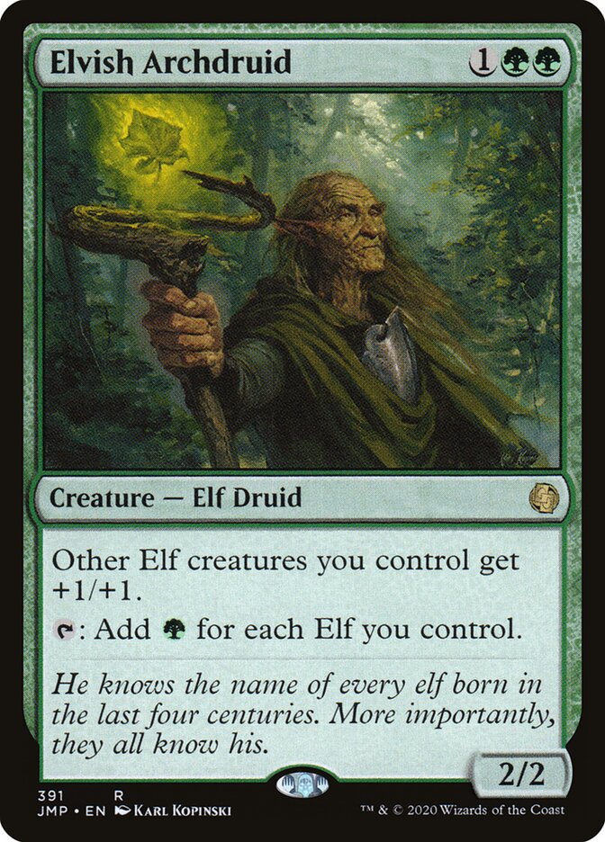 Elvish Archdruid card front