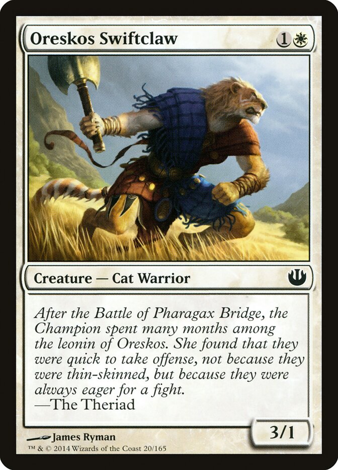 Oreskos Swiftclaw card front