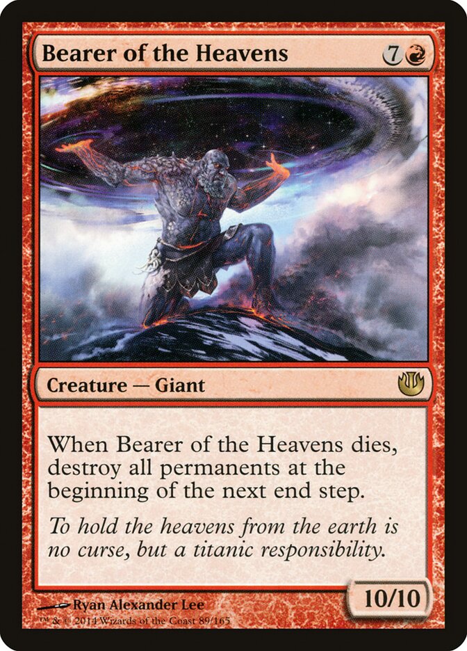 Bearer of the Heavens card front