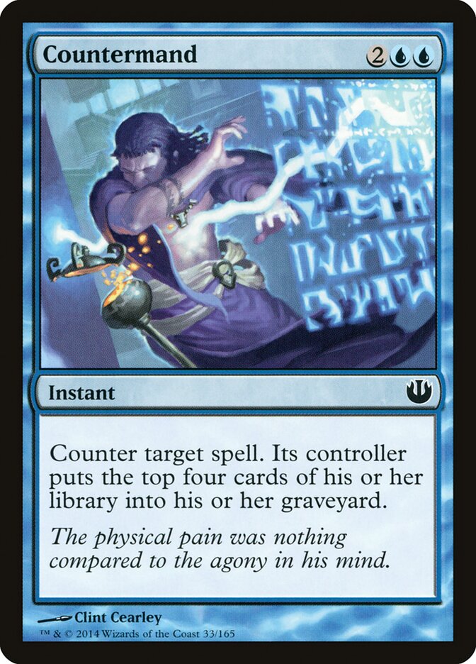Countermand card front